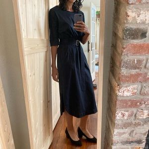 COS belted midi dress (M)
